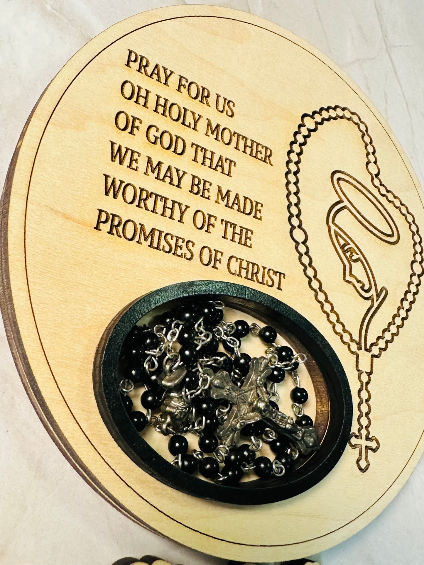 Rosary holder and keychain