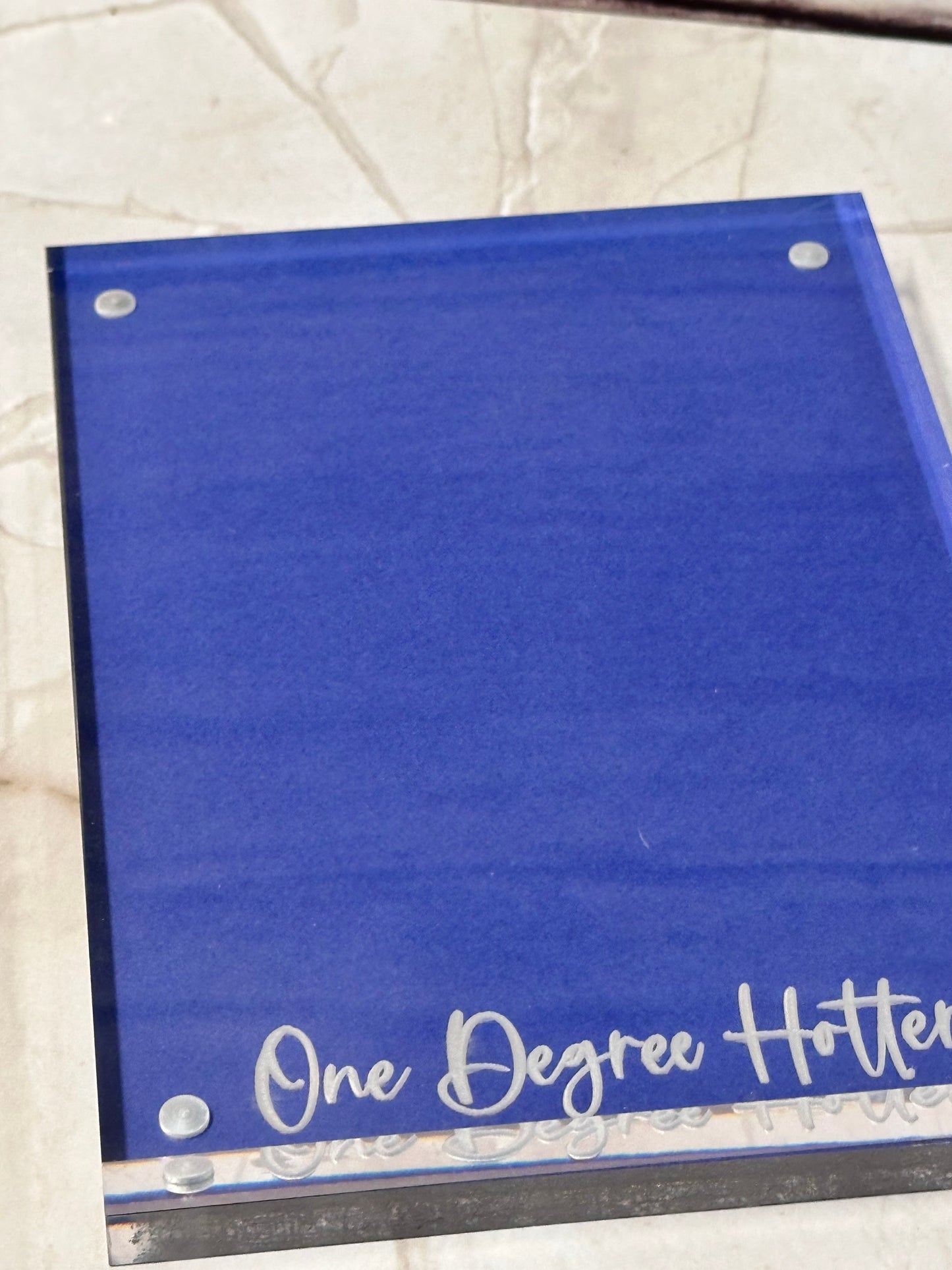 Acrylic standup frame