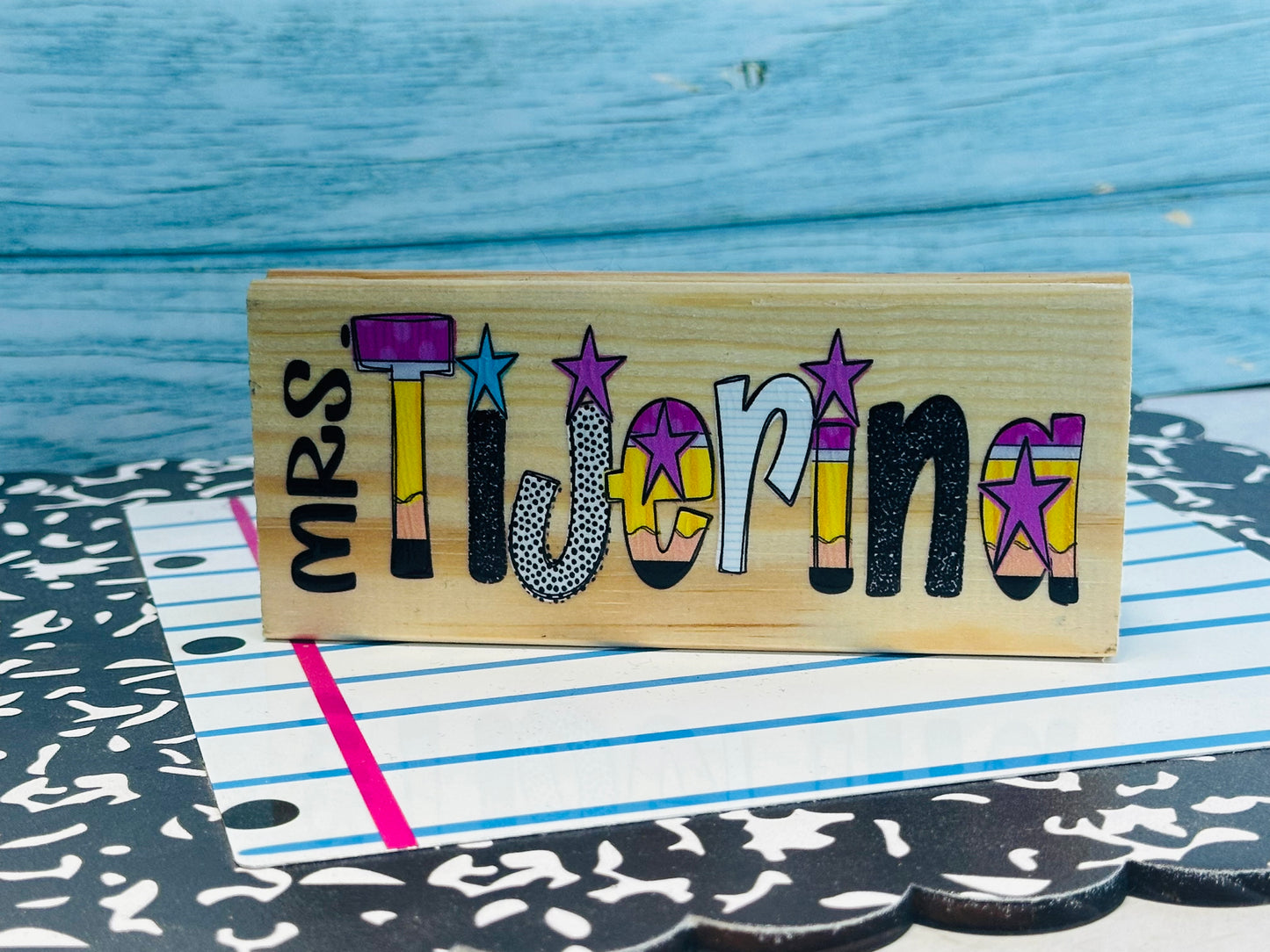Personalized dry eraser with marker