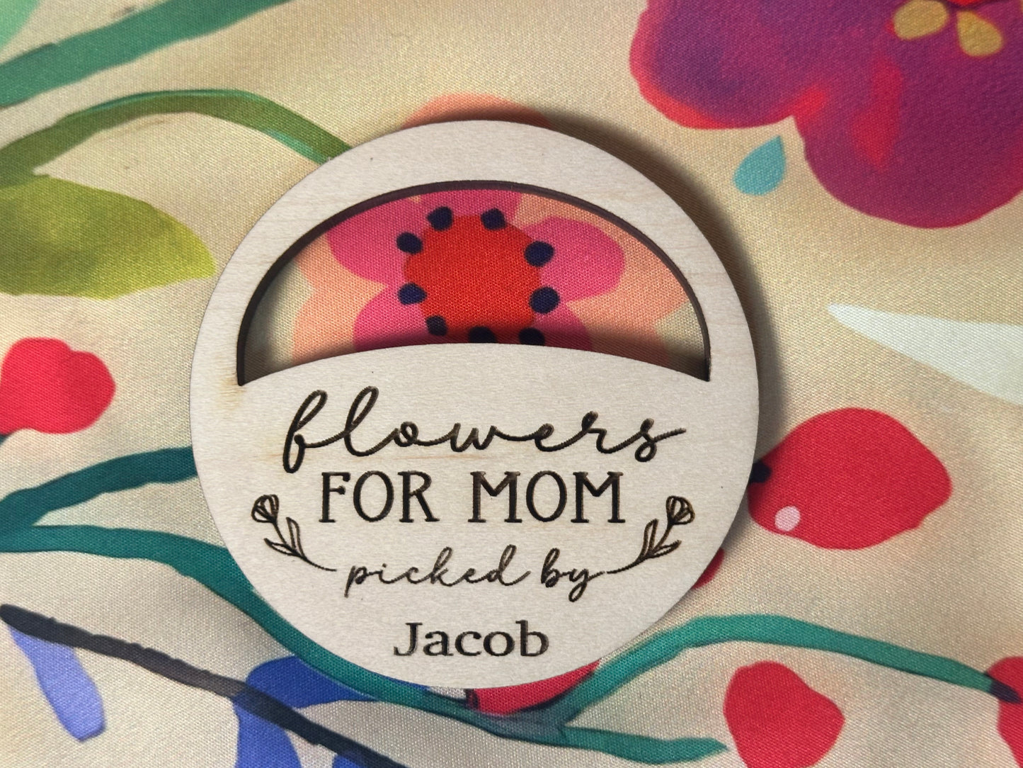 Flowers for mommy jar