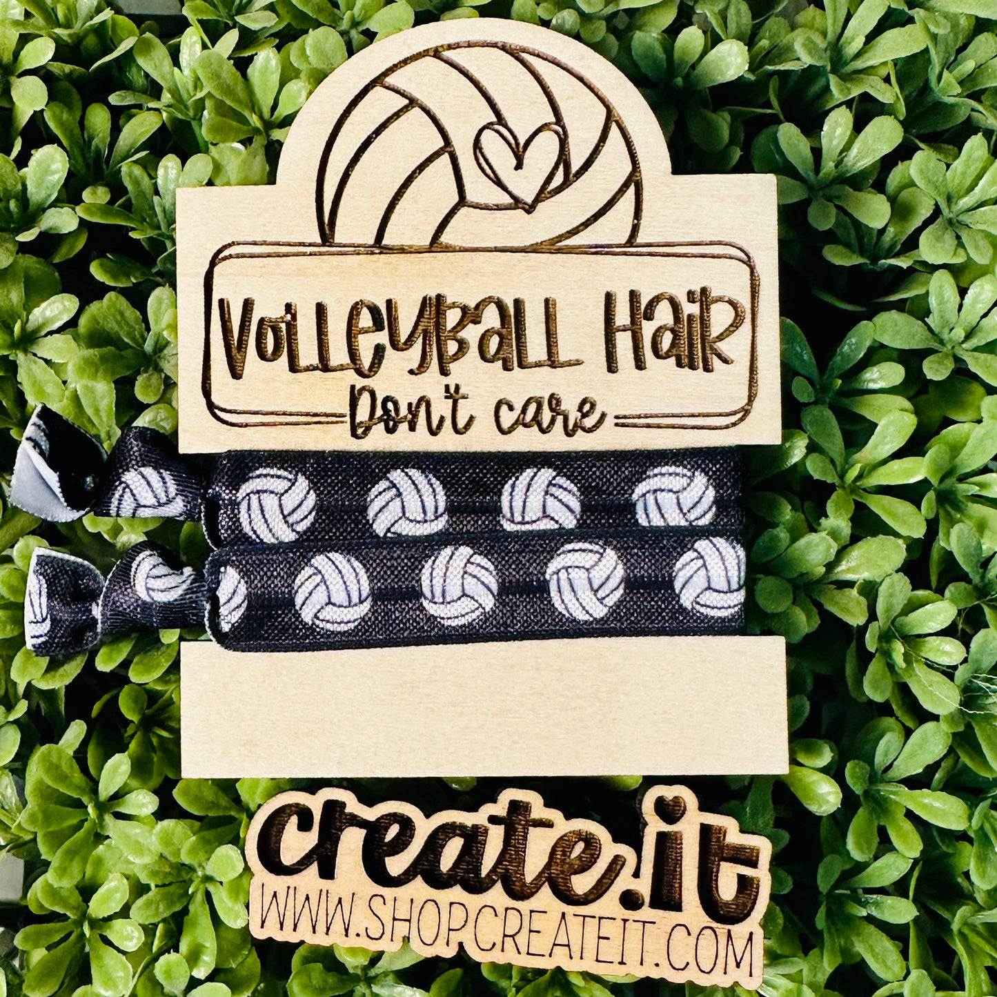 Volleyball Hair Tie Holder
