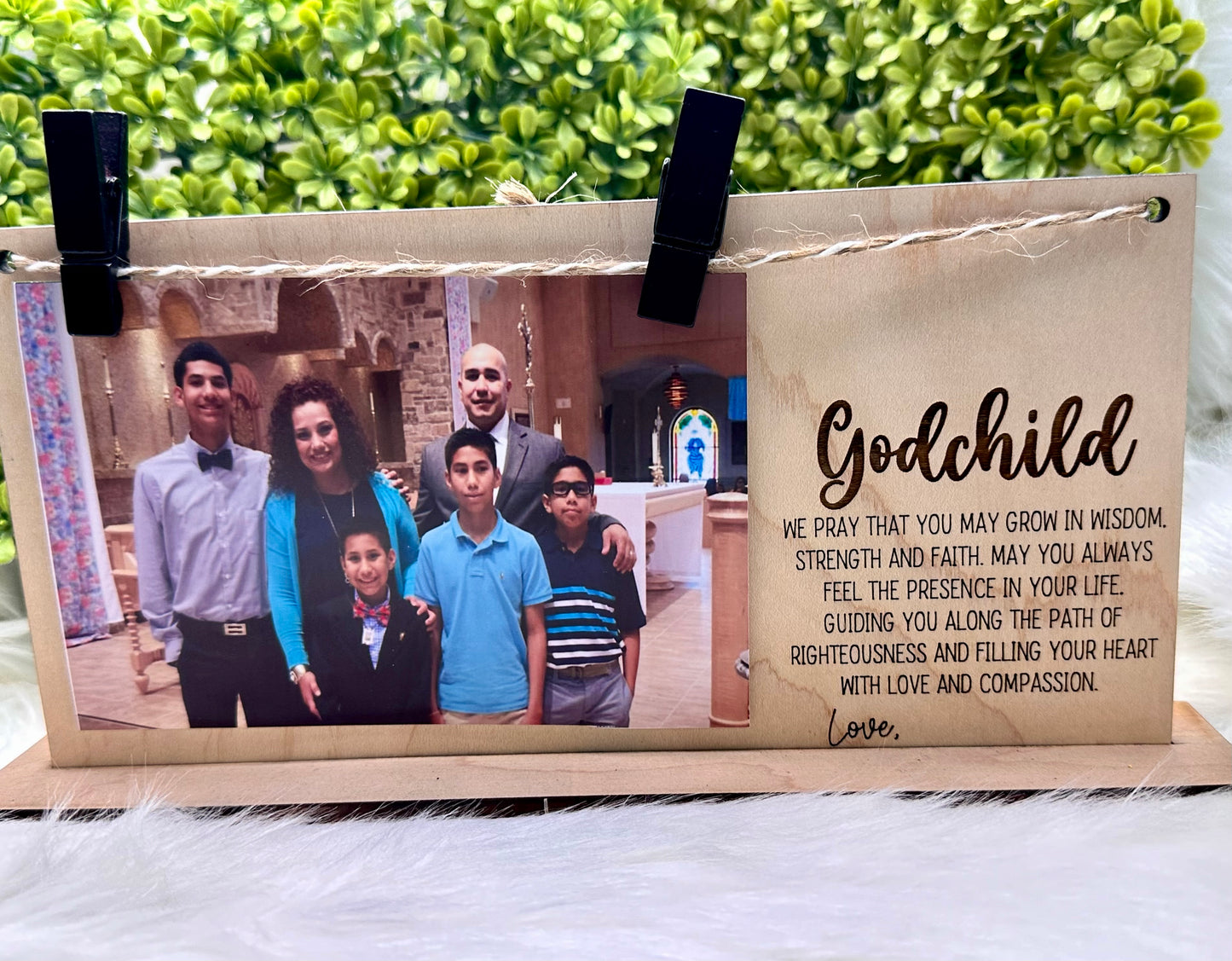 Godchild photo frame