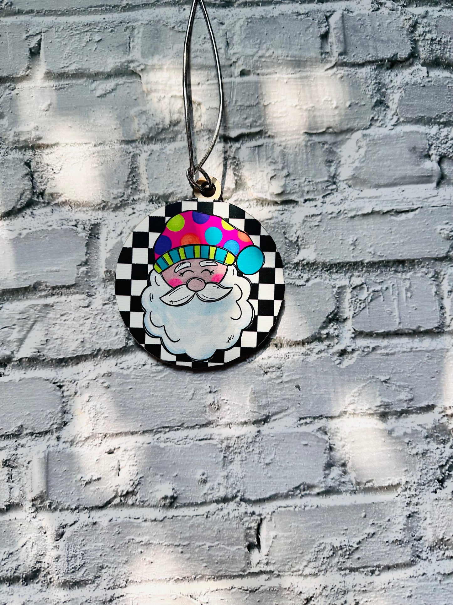 Santa ornament with name