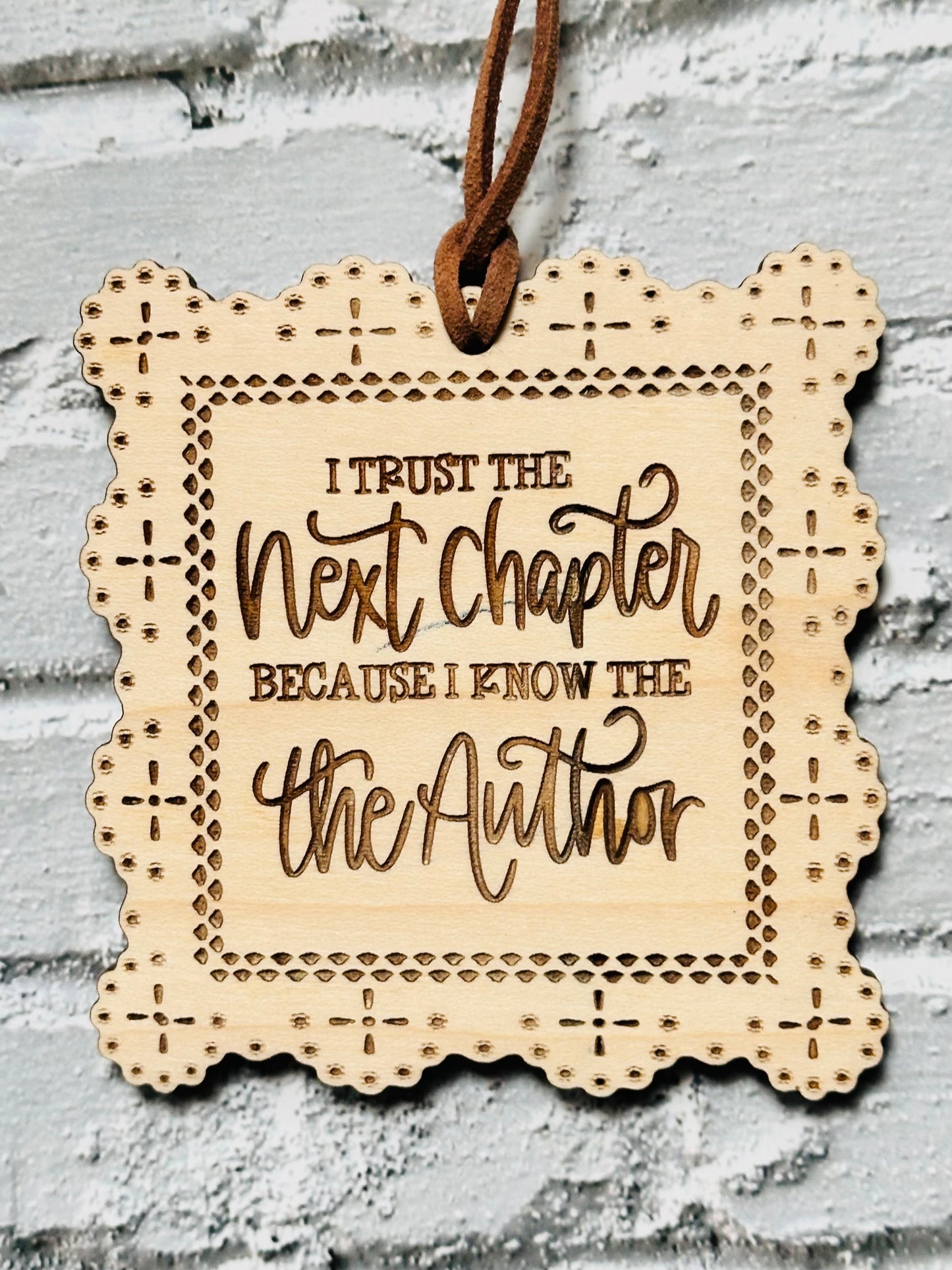 Next chapter ornament