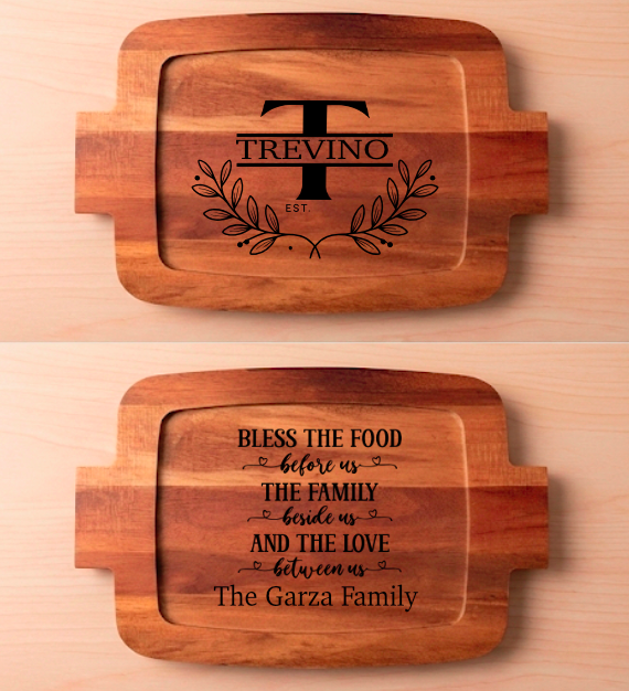 Oven to Table Serveware Dish with Acacia Lid