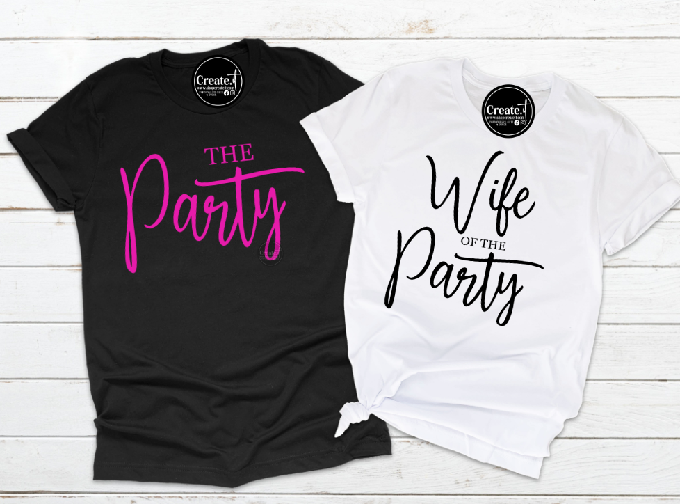 Wife of the party bundle shirt