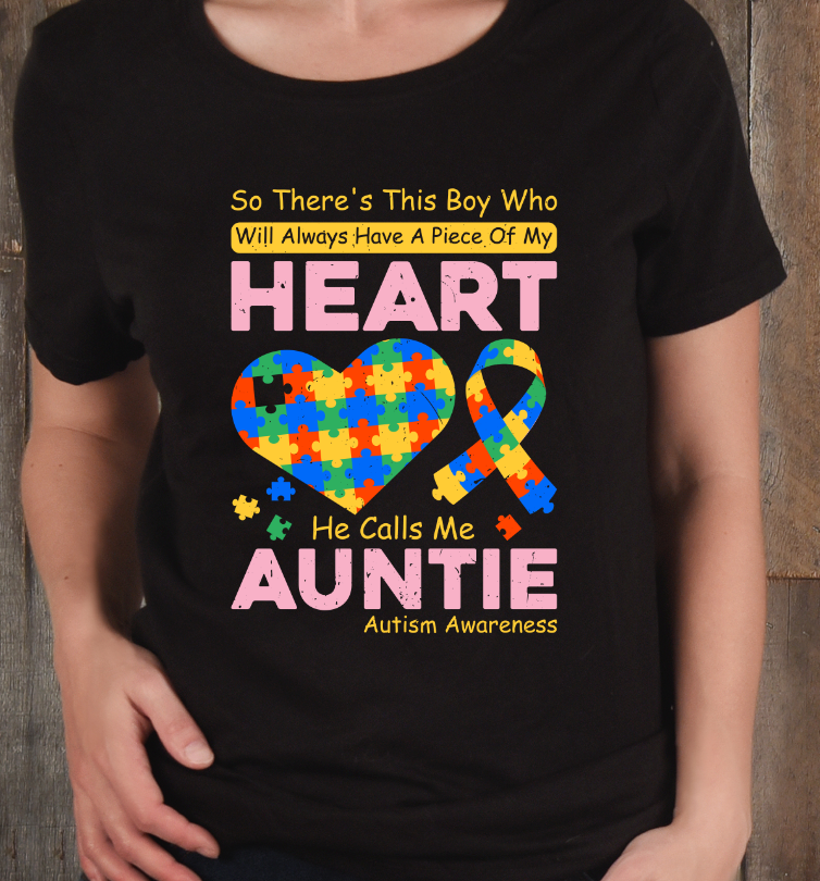 Auntie autism shirt