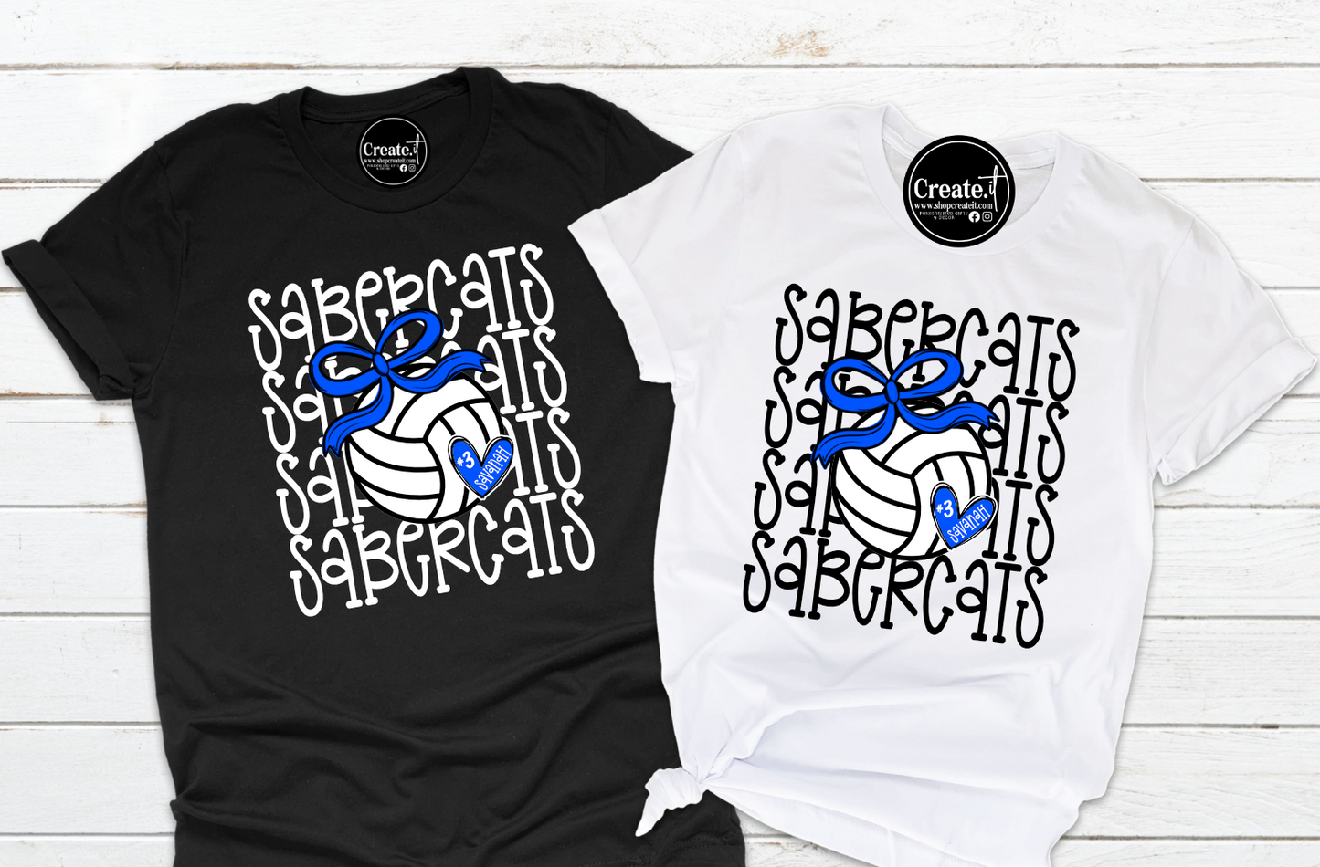 Volleyball mascot shirt