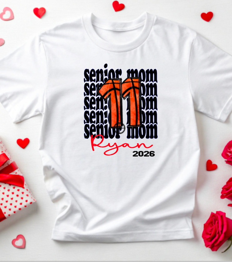 basketball senior mom shirts