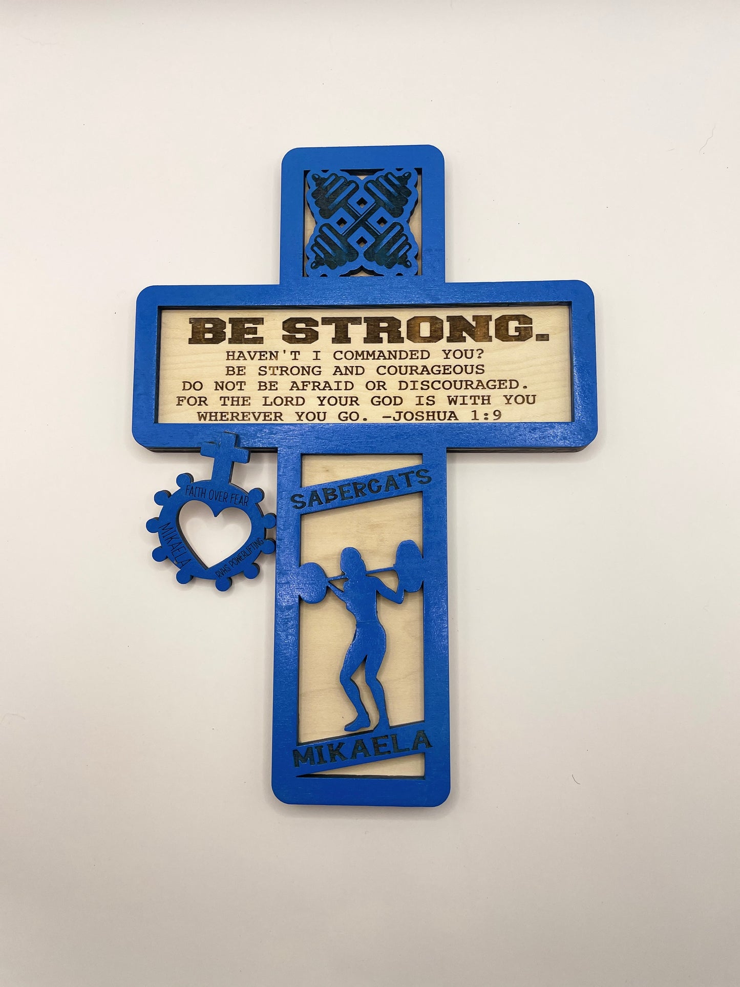 Powerlifting cross BE STRONG