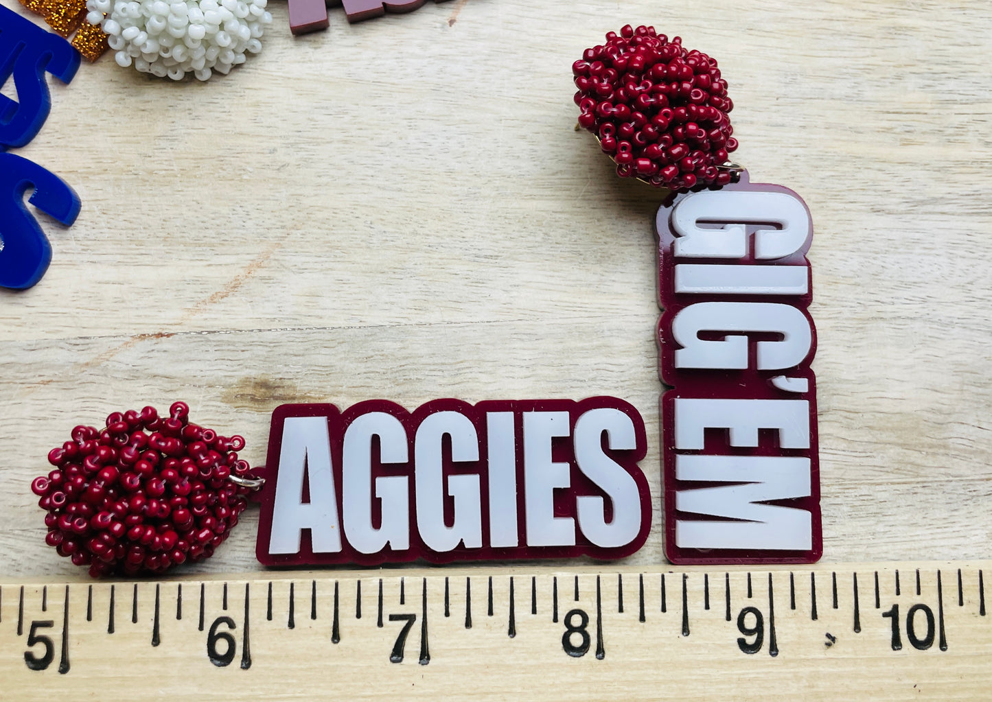 Game day Statement Earrings