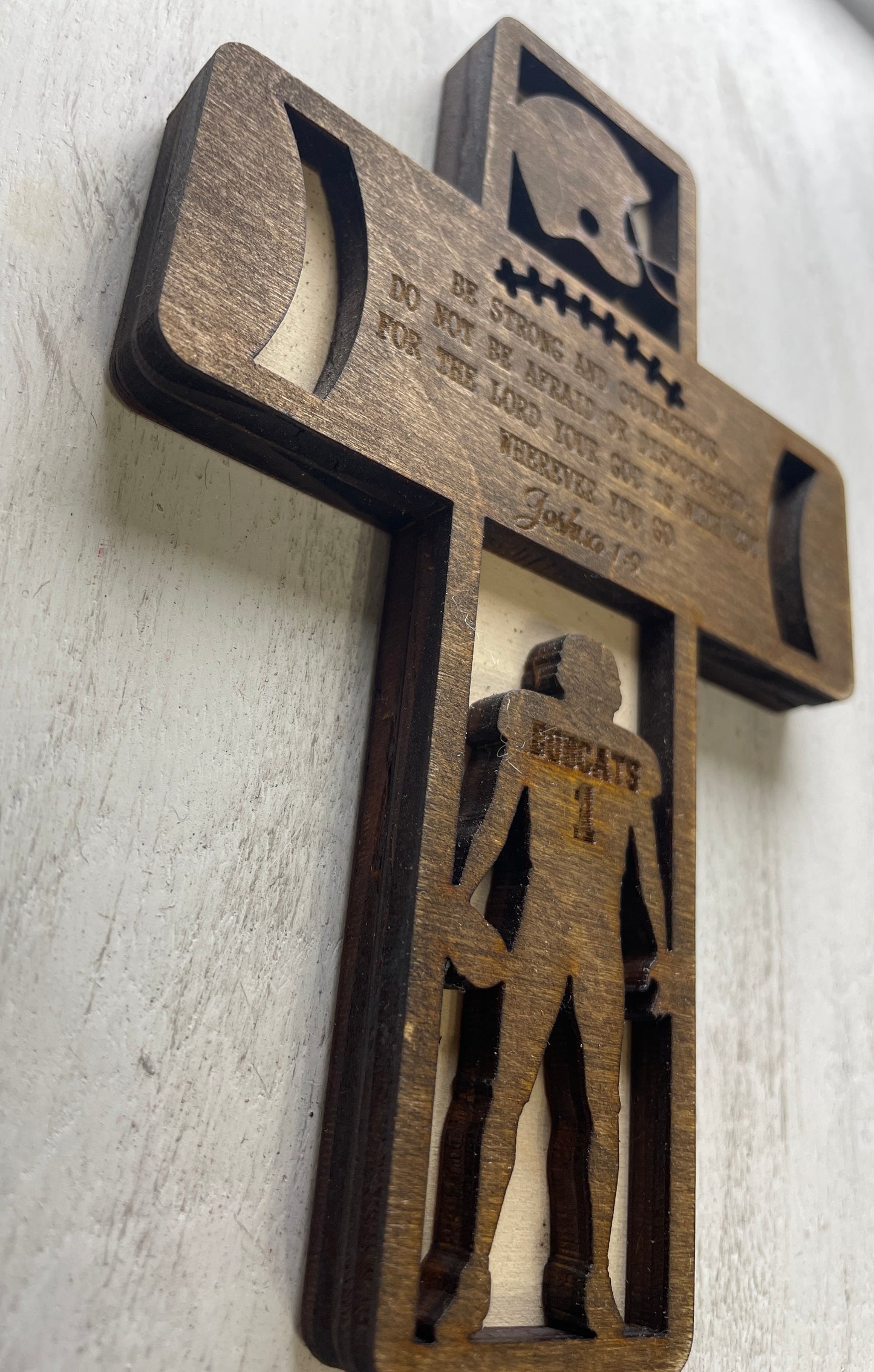 Football Cross- Custom message