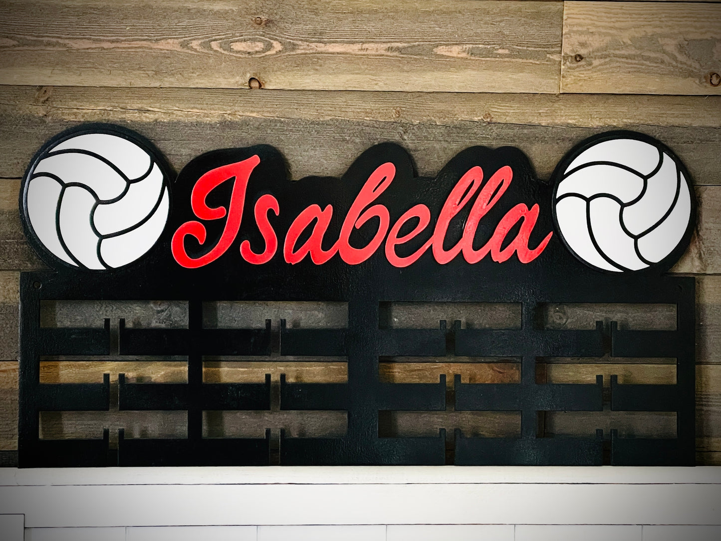 Volleyball medal holder