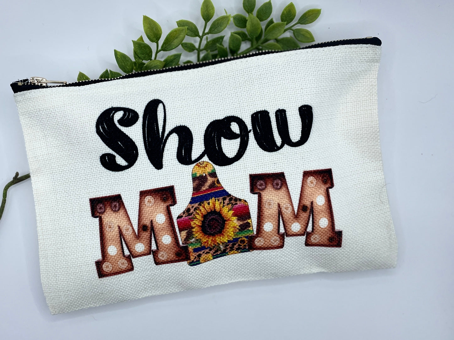 Linen Zippered Bag
