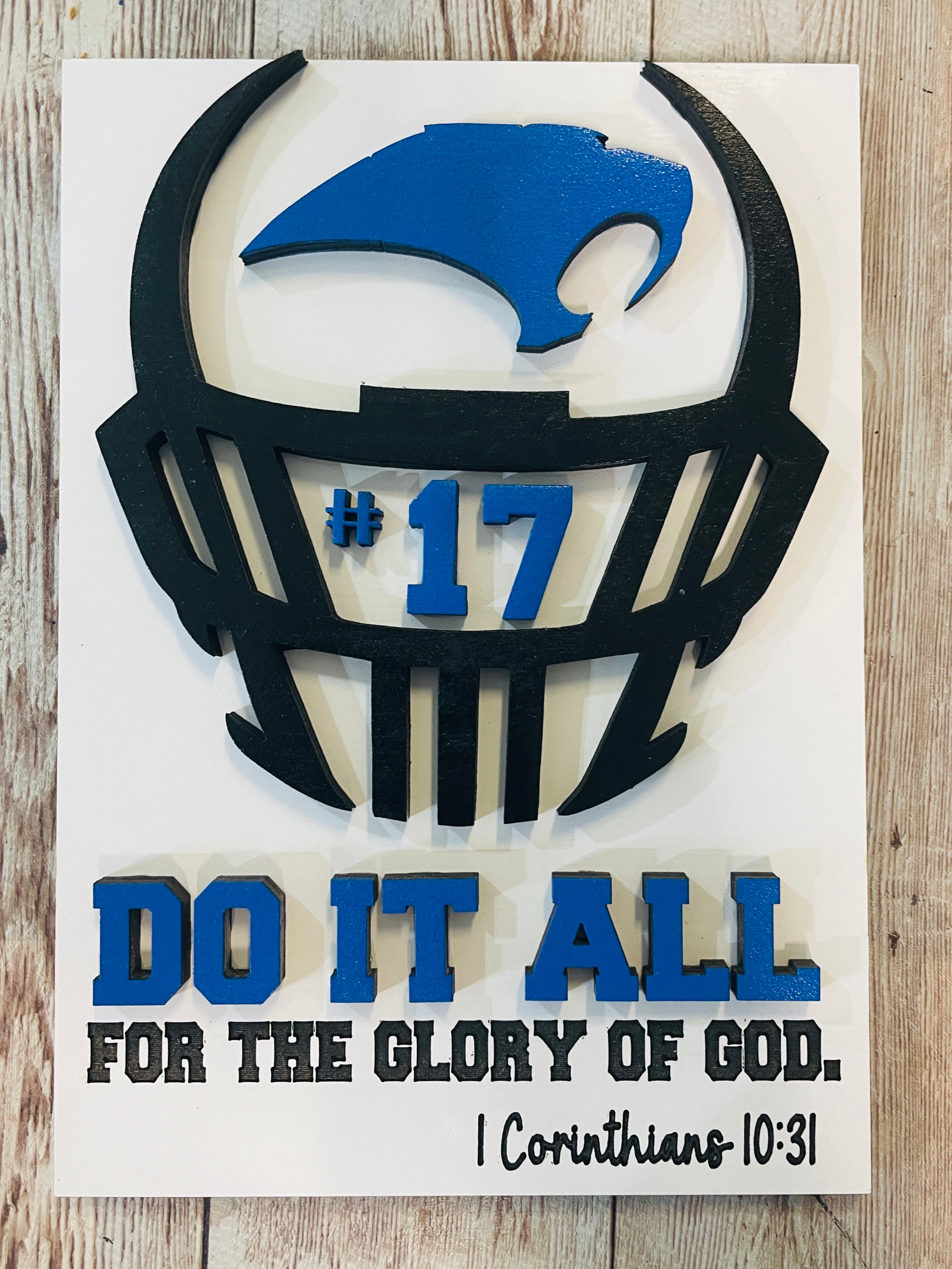 Football Helmet- Do it all – CREATE.IT