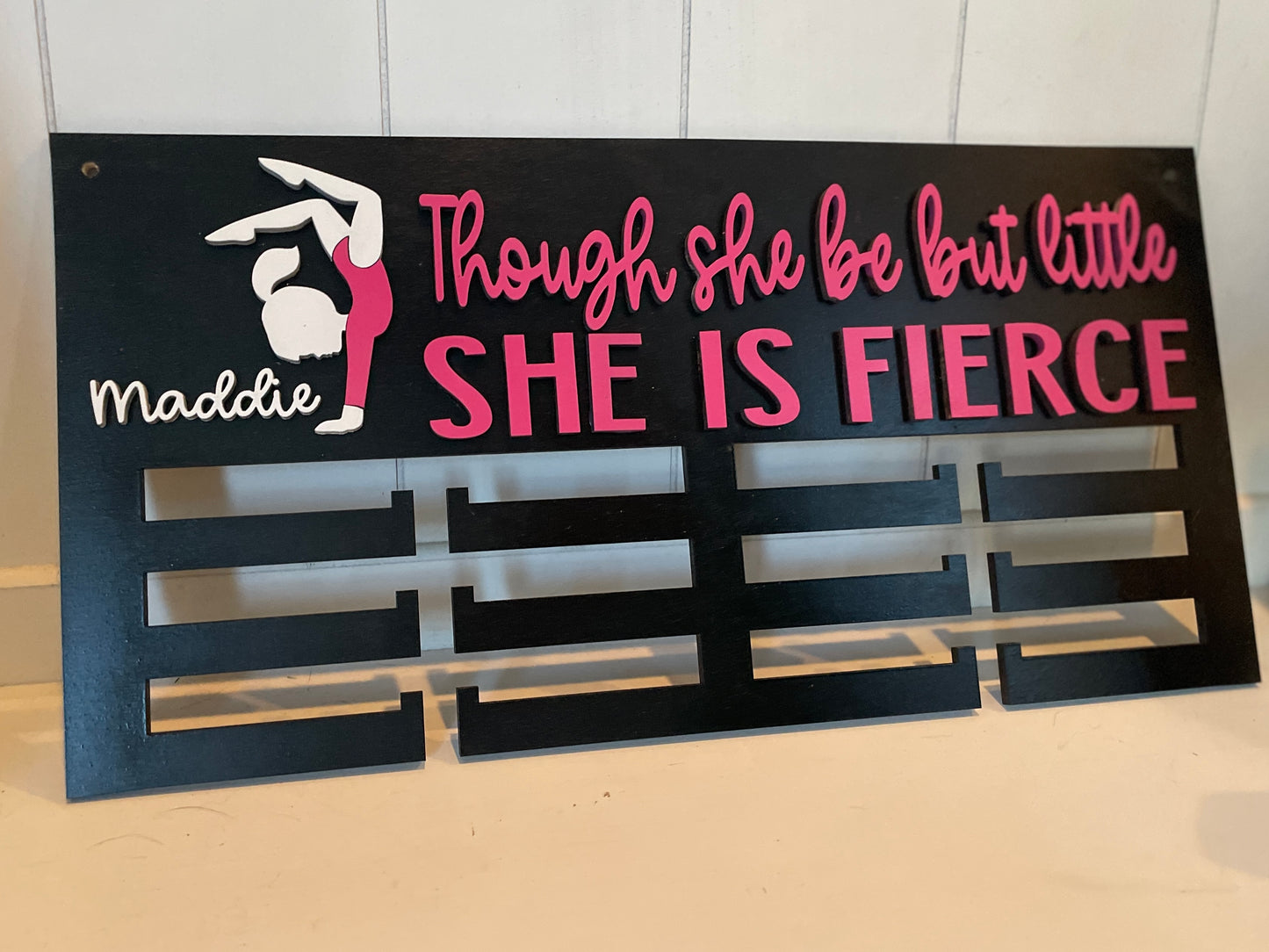 Gymnast medal holder