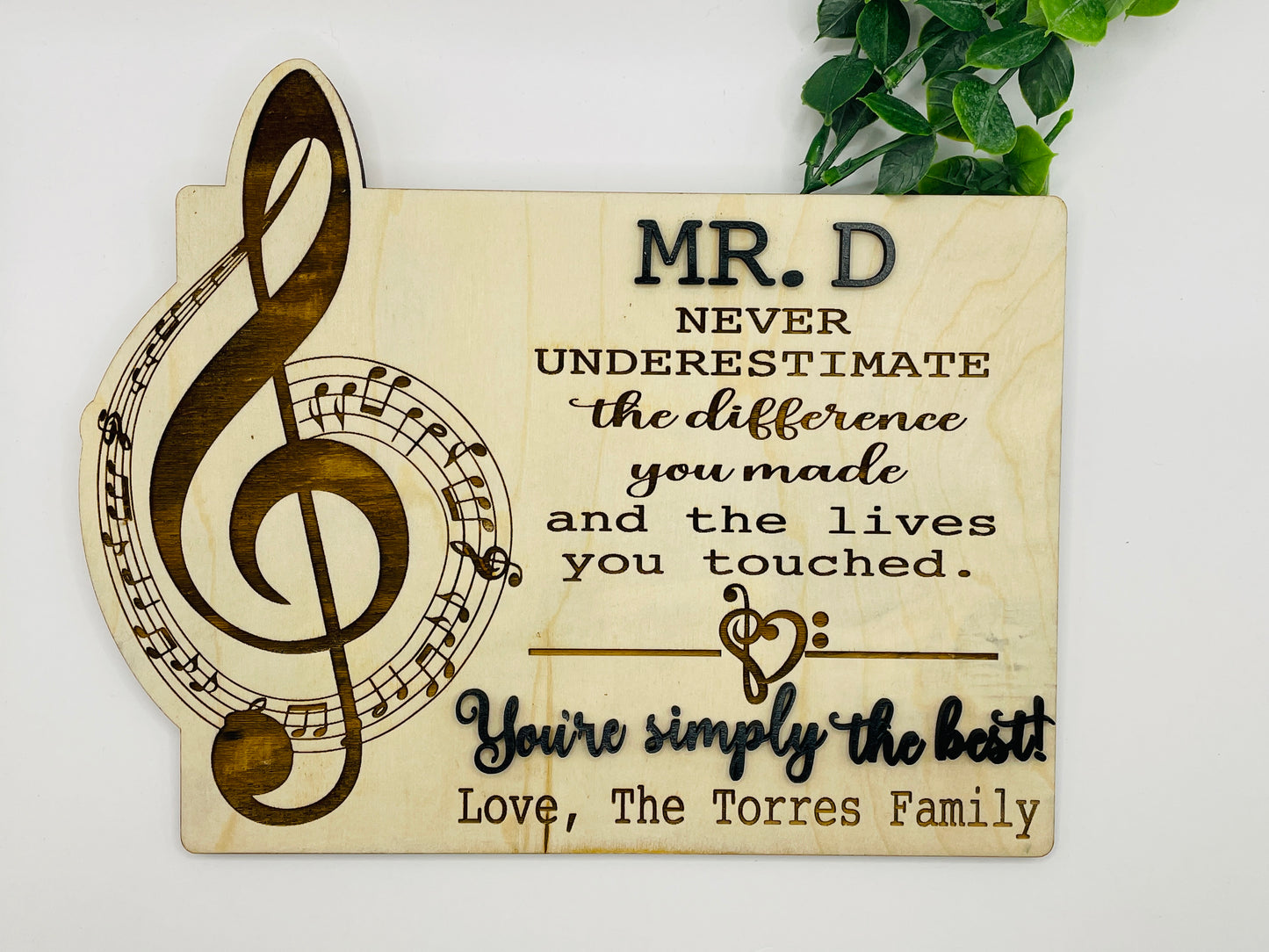 Retirement sign- Music