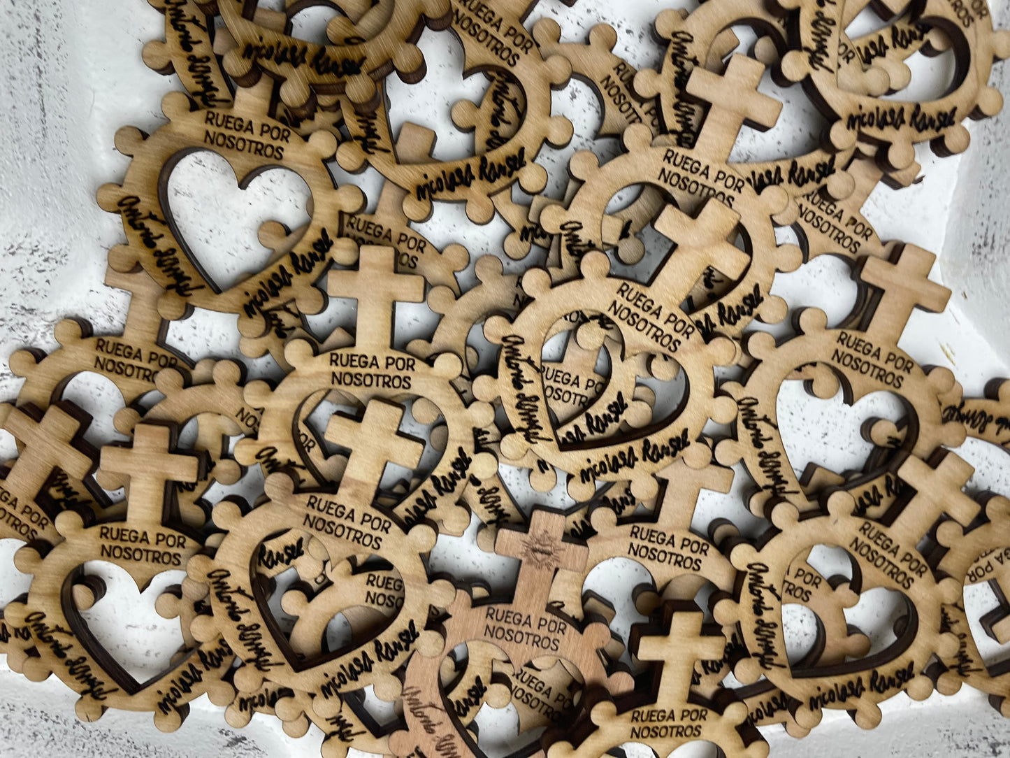 One Decade Rosary Ring