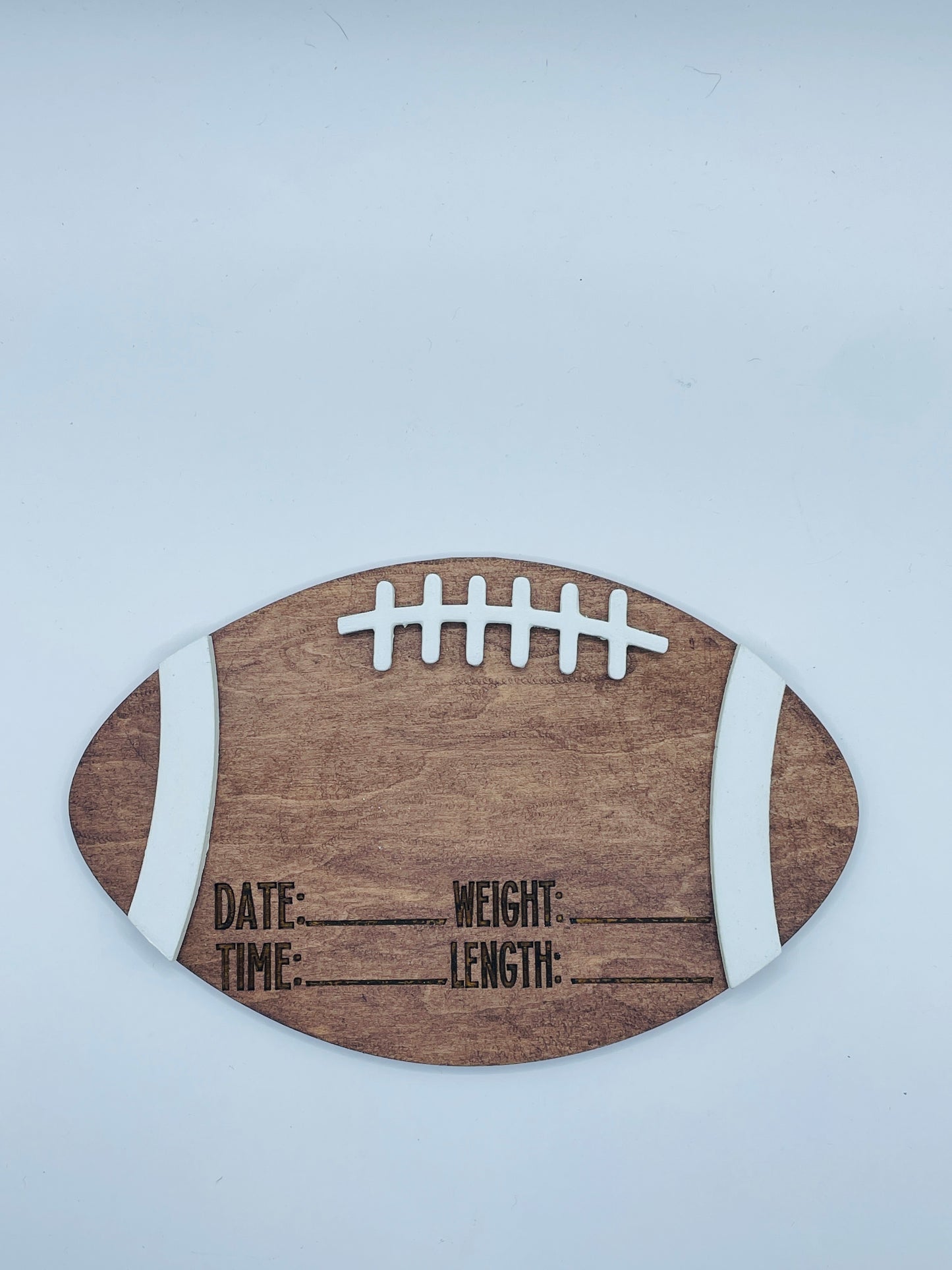 Football Welcome Baby Sign