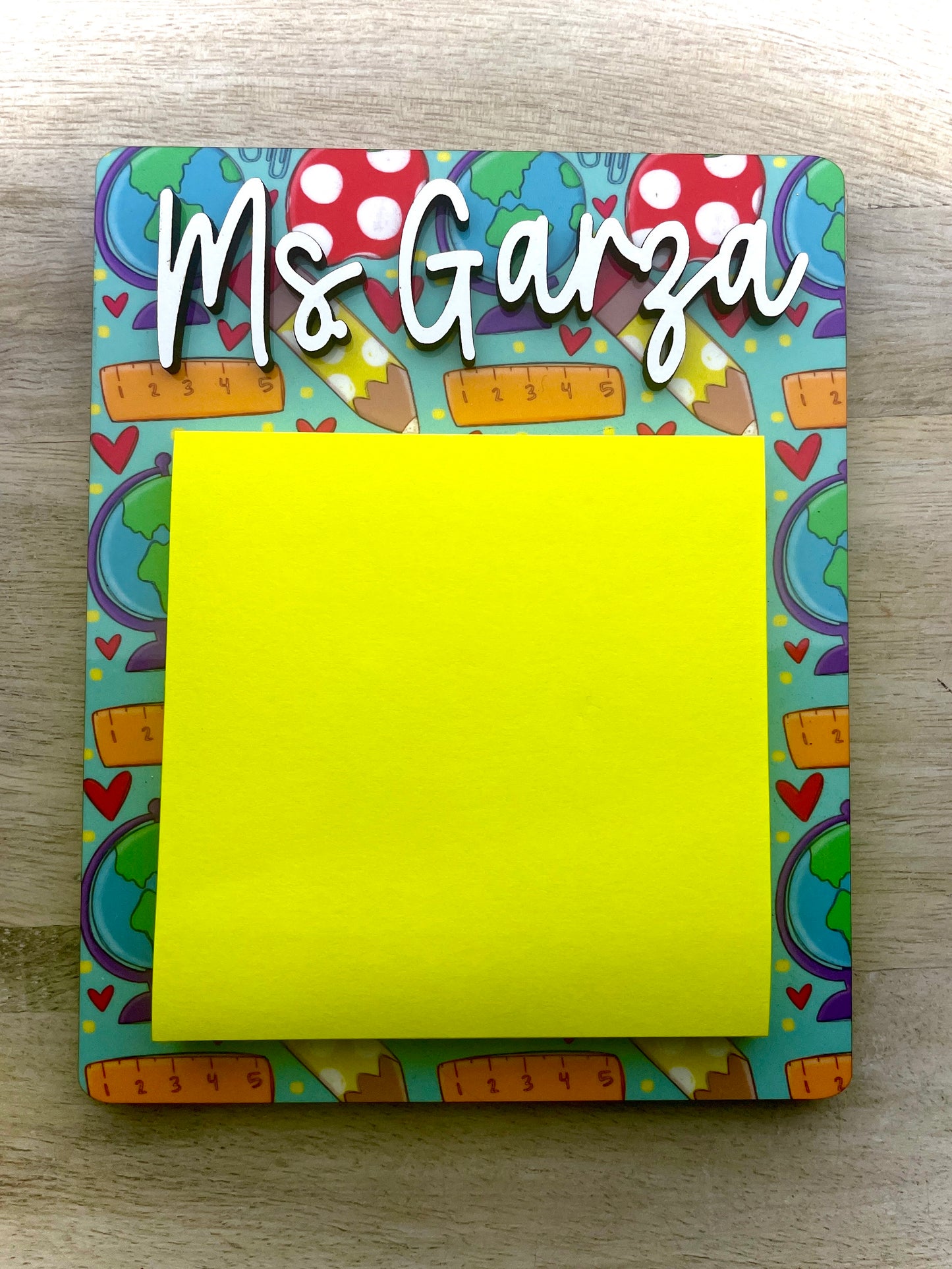 Custom Notepad holder printed design