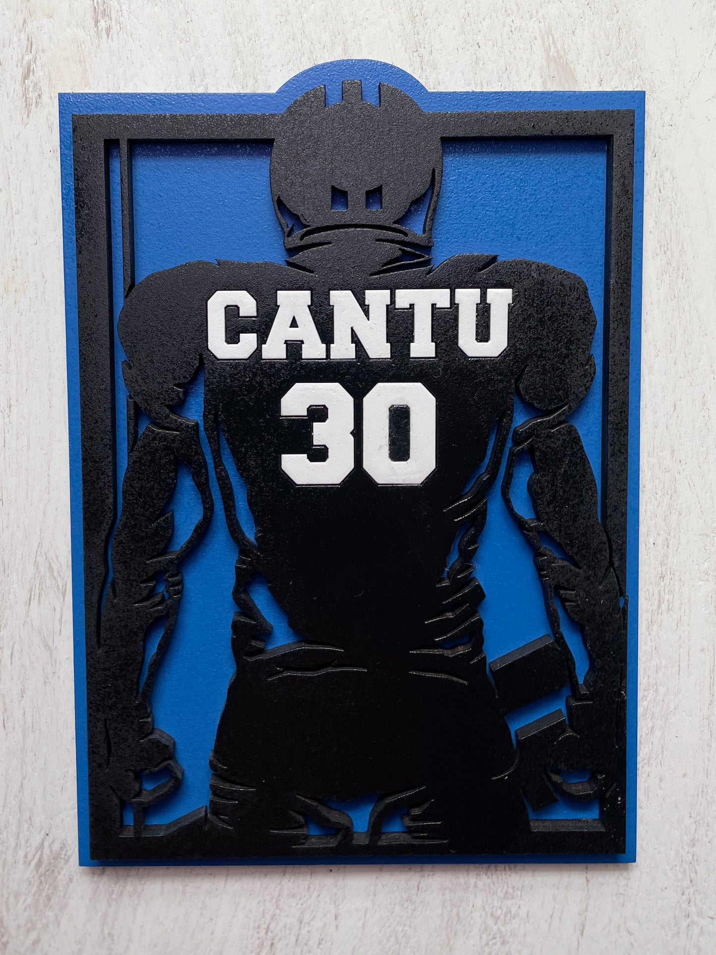 Football player sign