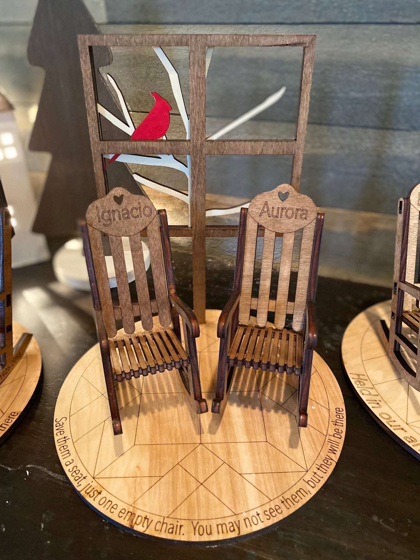 Save them a seat- 2 rocking chairs set