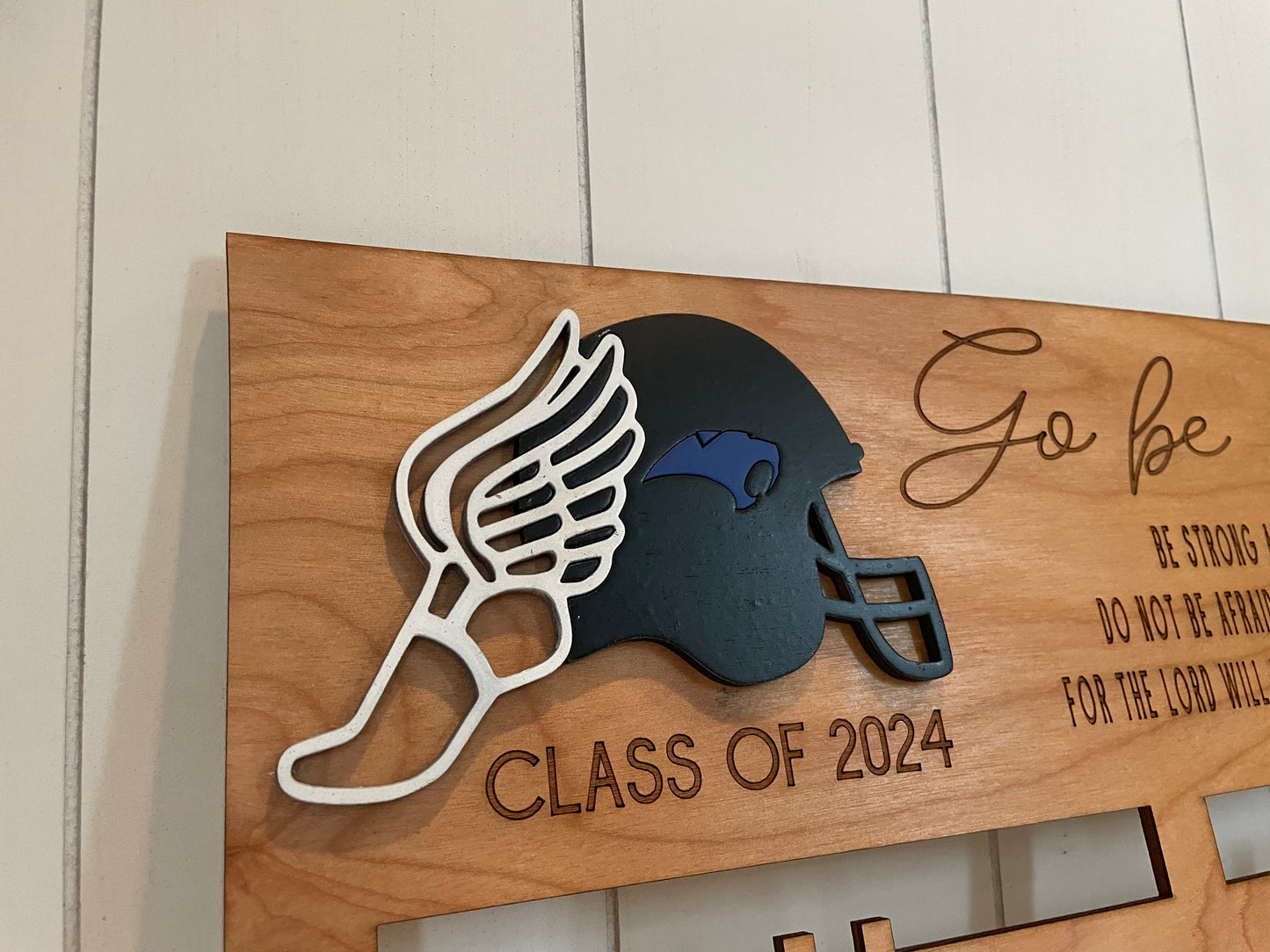 Football/Track medal holder