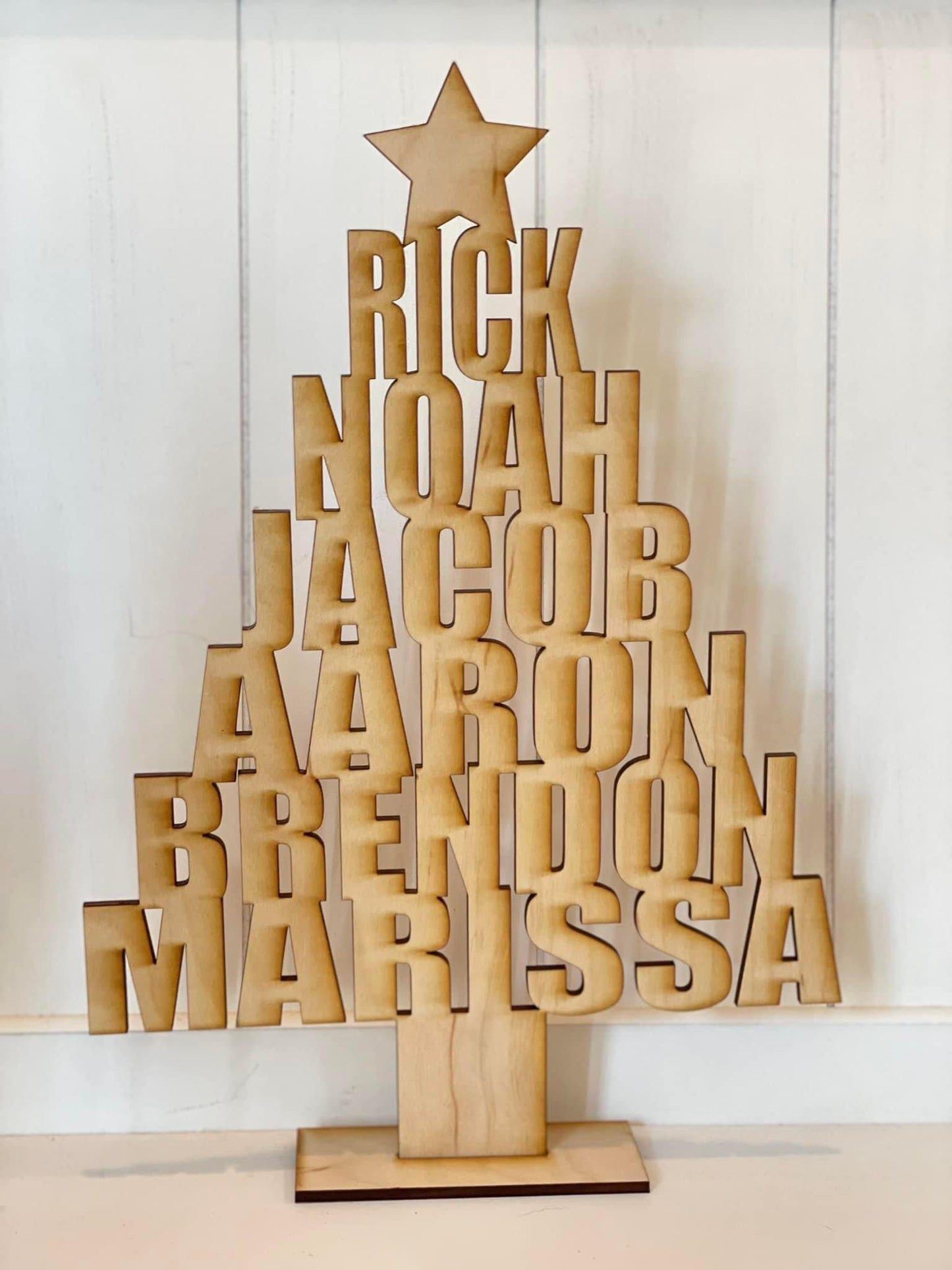 Personalized Christmas Tree