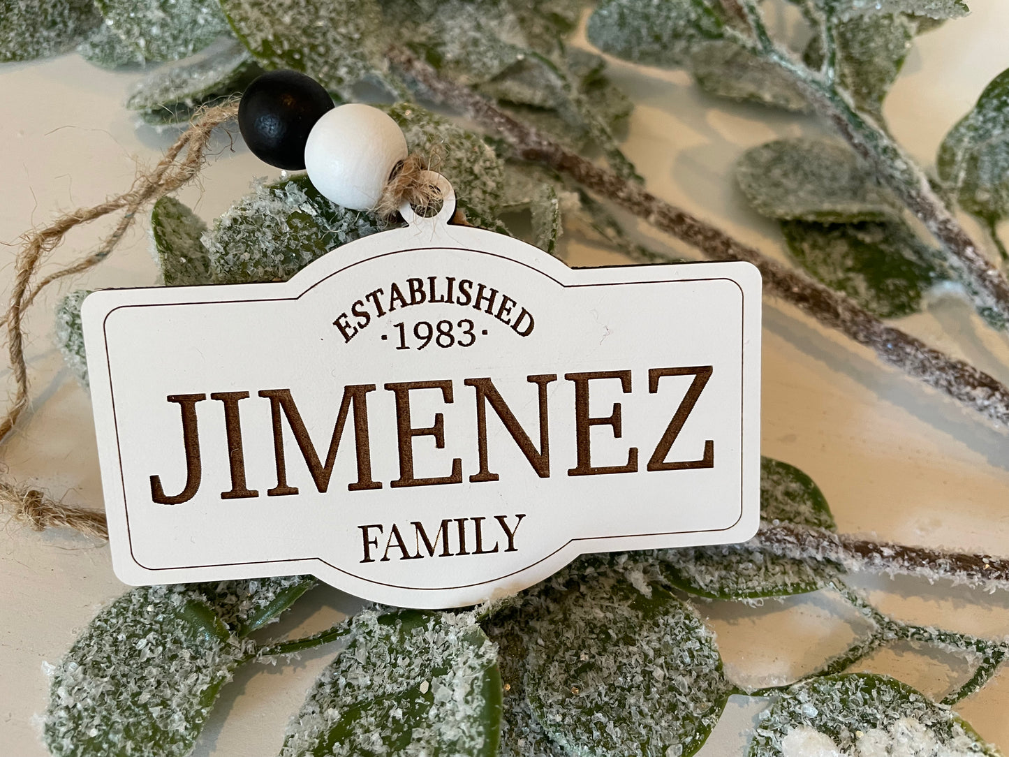 Family name Ornament