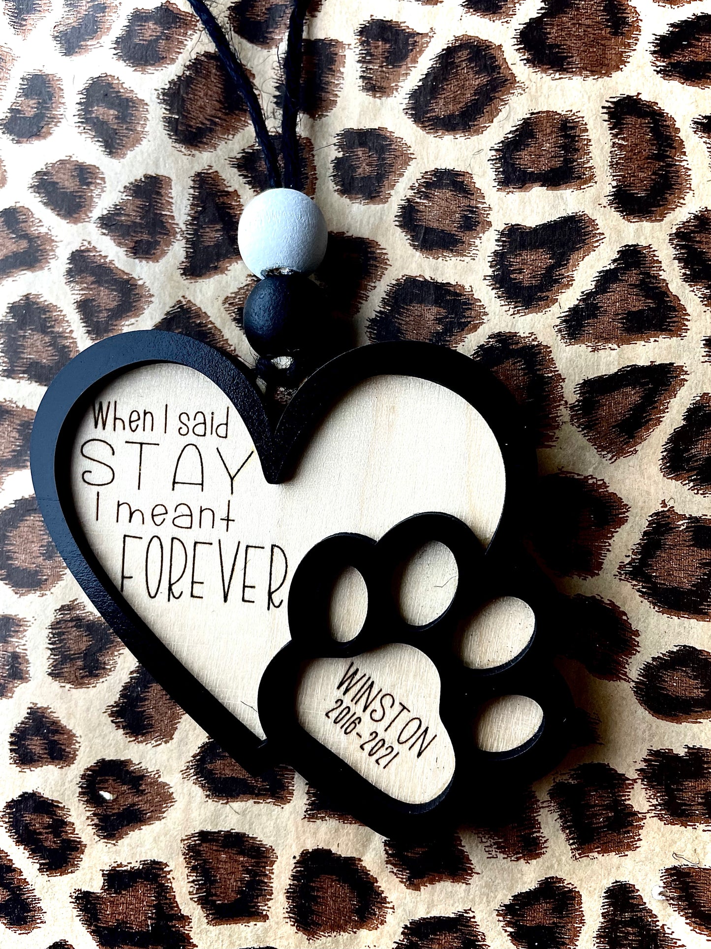 When I said stay, I meant forever Ornament