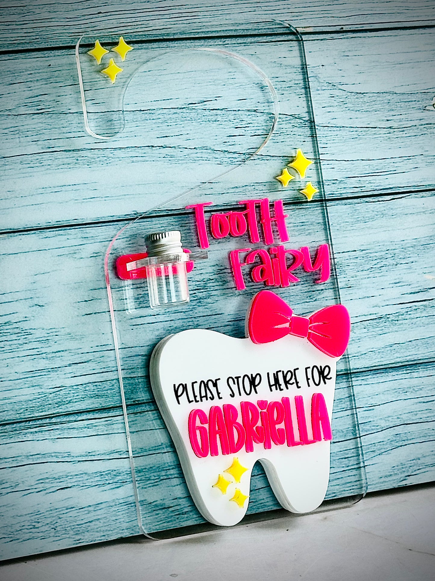 Tooth fairy door hanger