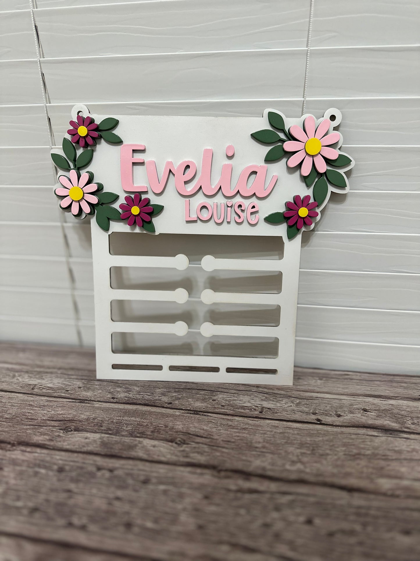 Floral Bow Holder