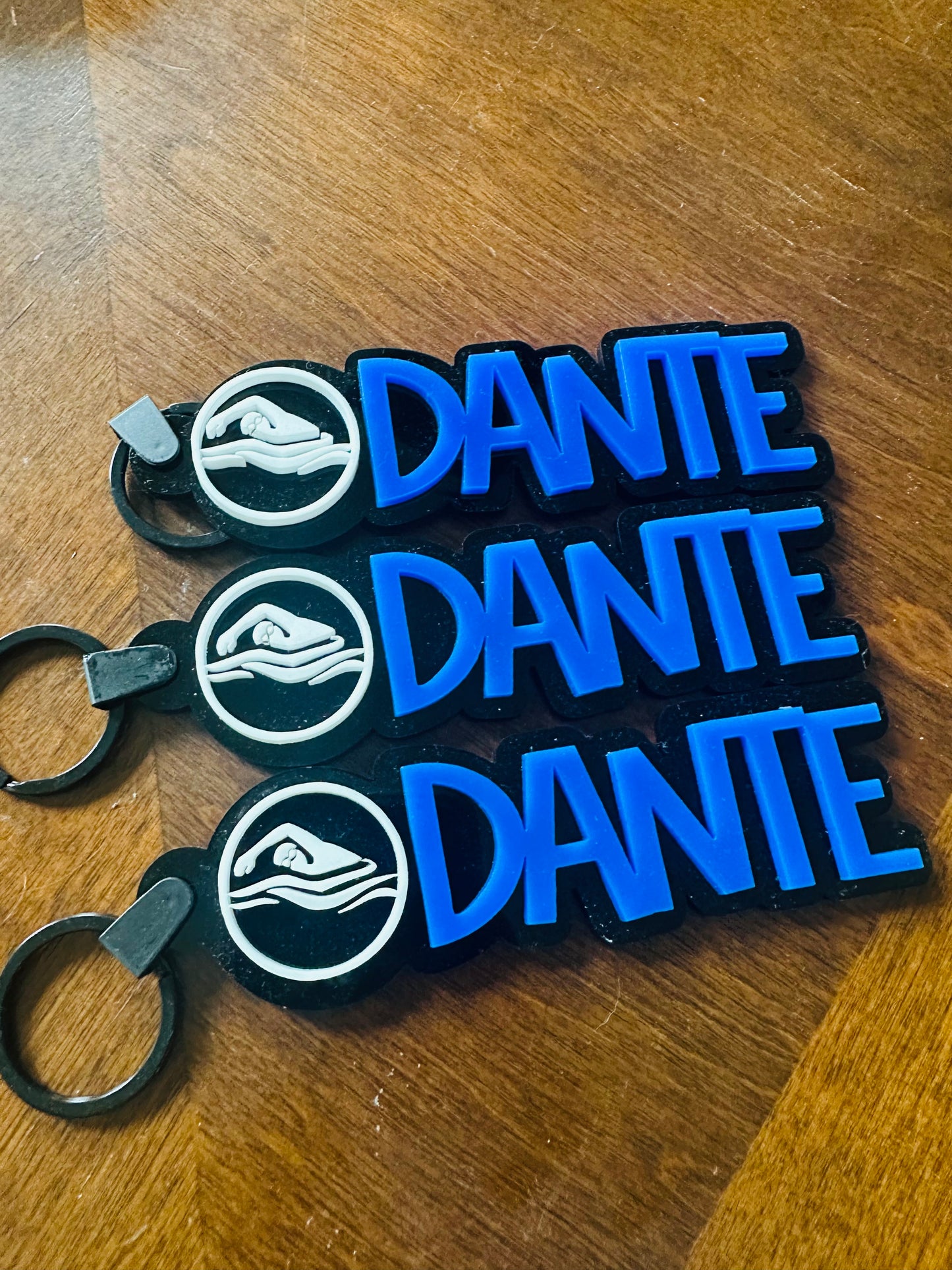 Personalized Acrylic  swim Keychain – Perfect Game Day Accessory!**