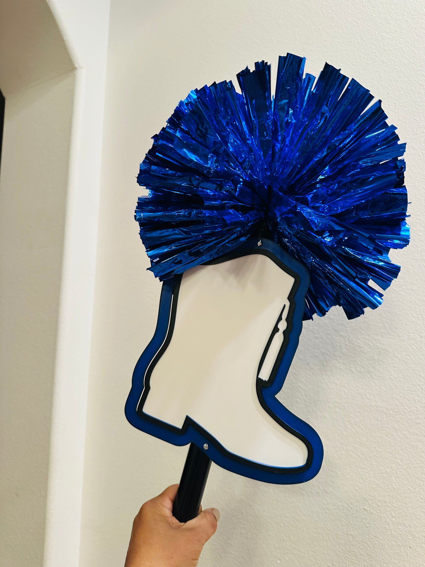 Custom 3D Printed Cheer Sticks | Personalized School Spirit & Game Day Pom Sticks