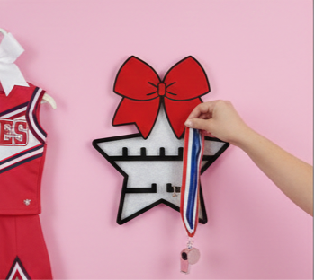 All star medal/ring bow holder