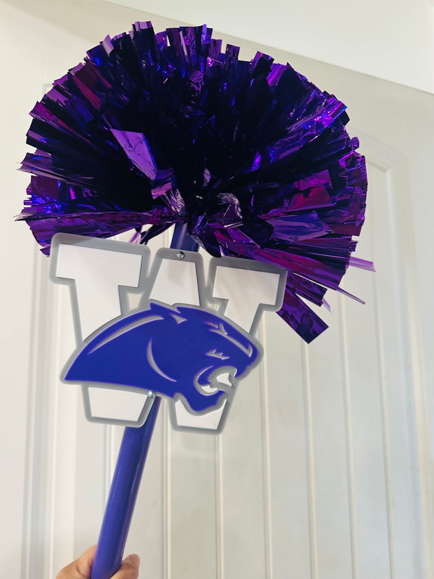 Custom 3D Printed Cheer Sticks | Personalized School Spirit & Game Day Pom Sticks