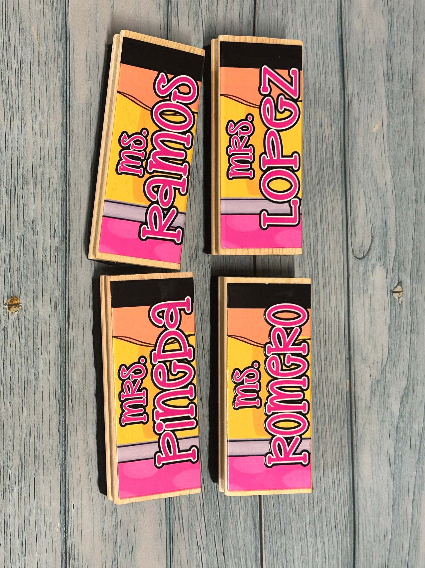 Personalized dry eraser with marker