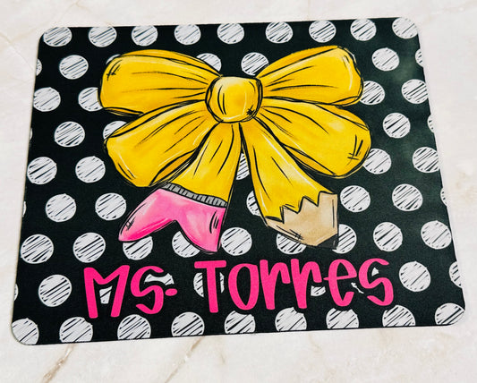 Mouse pad-  bow