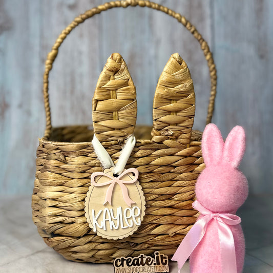 Scalloped Bow tag