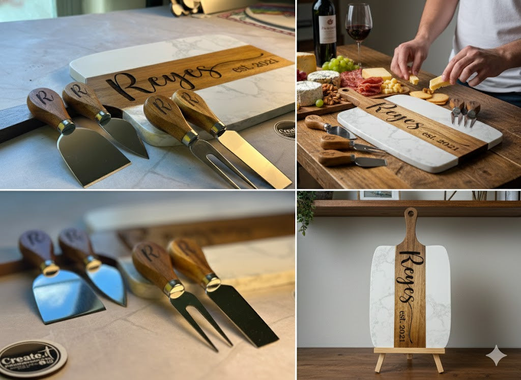 Marble wood board