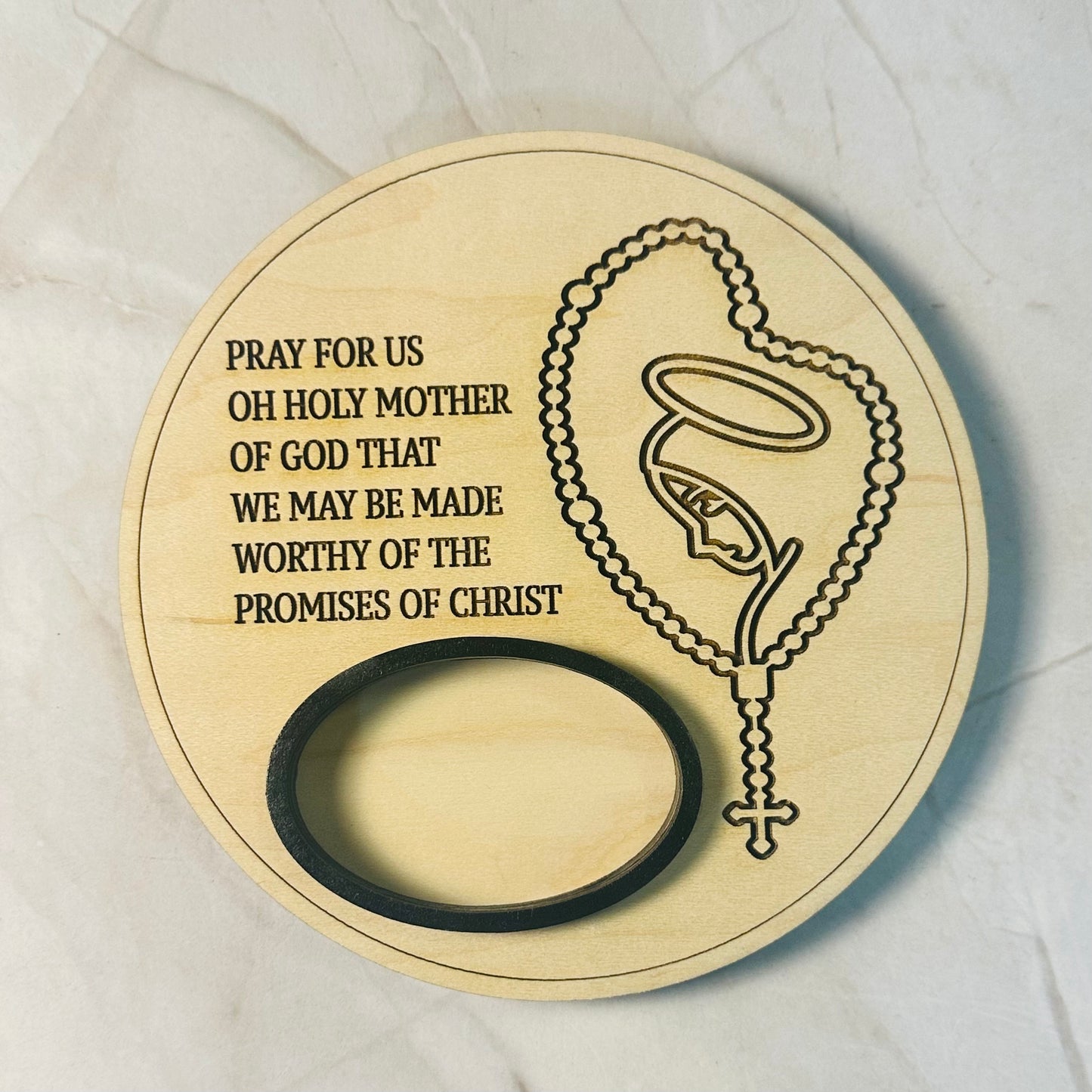 Rosary holder and keychain