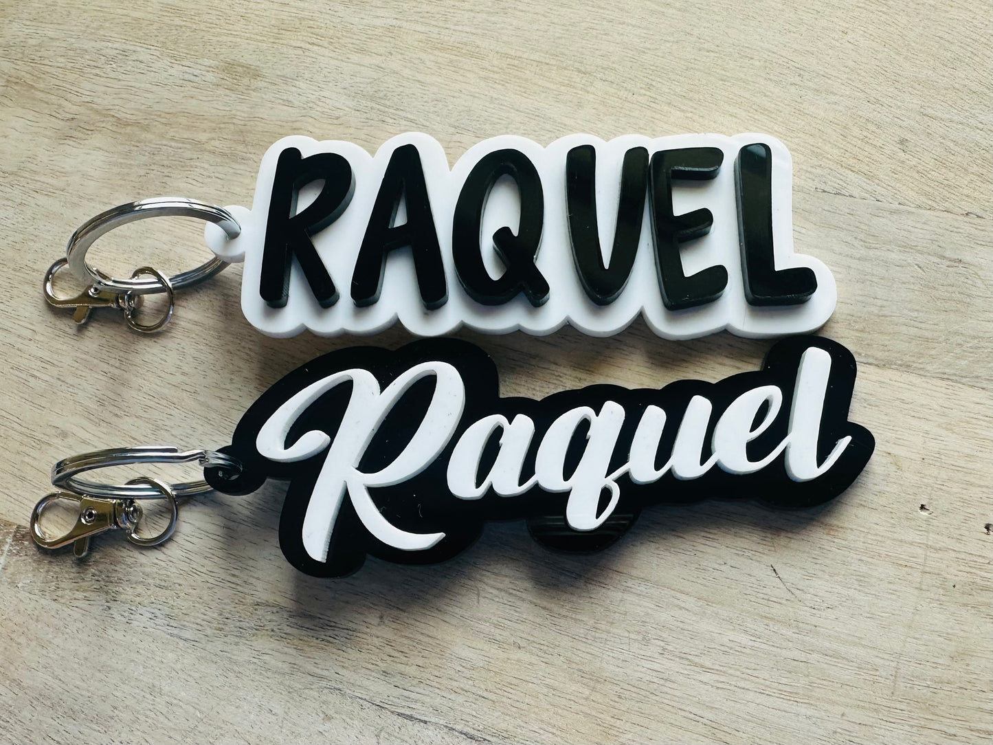 Acrylic bag tag