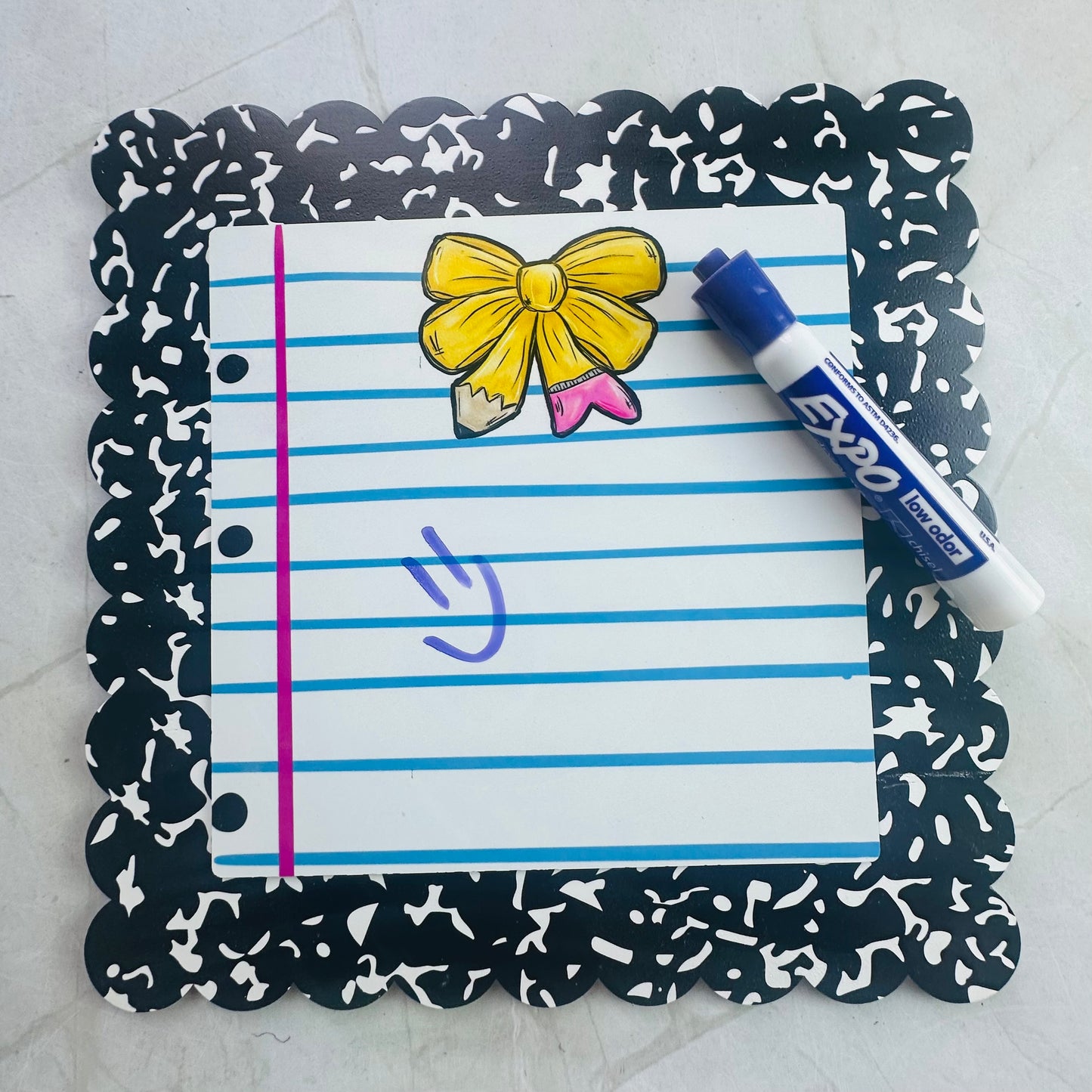 Dry erase board