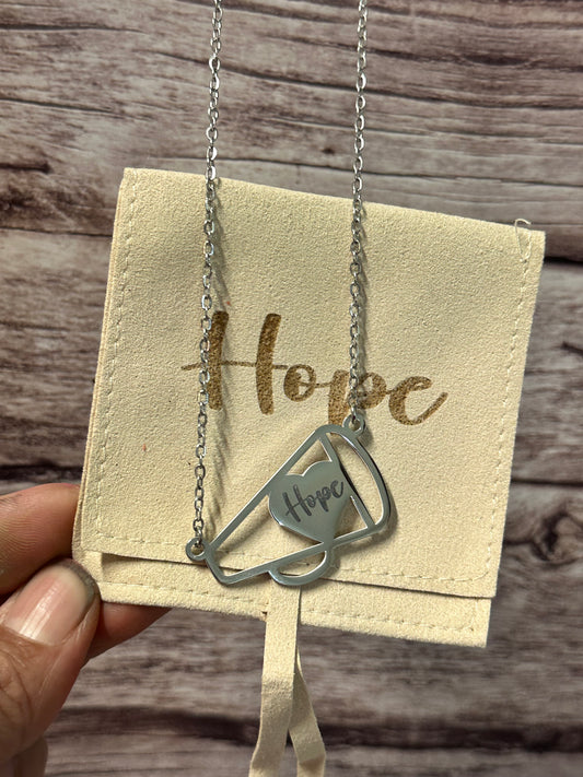Custom engraved necklace-silver