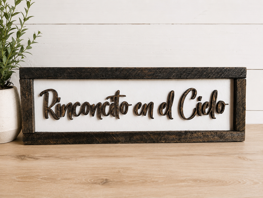 Reconcito en el Cielo sign