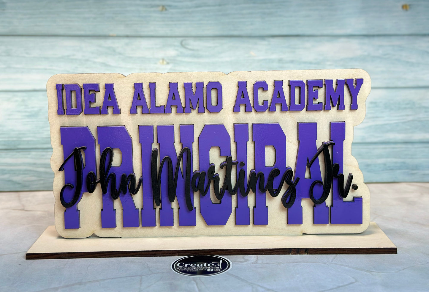 Desk sign