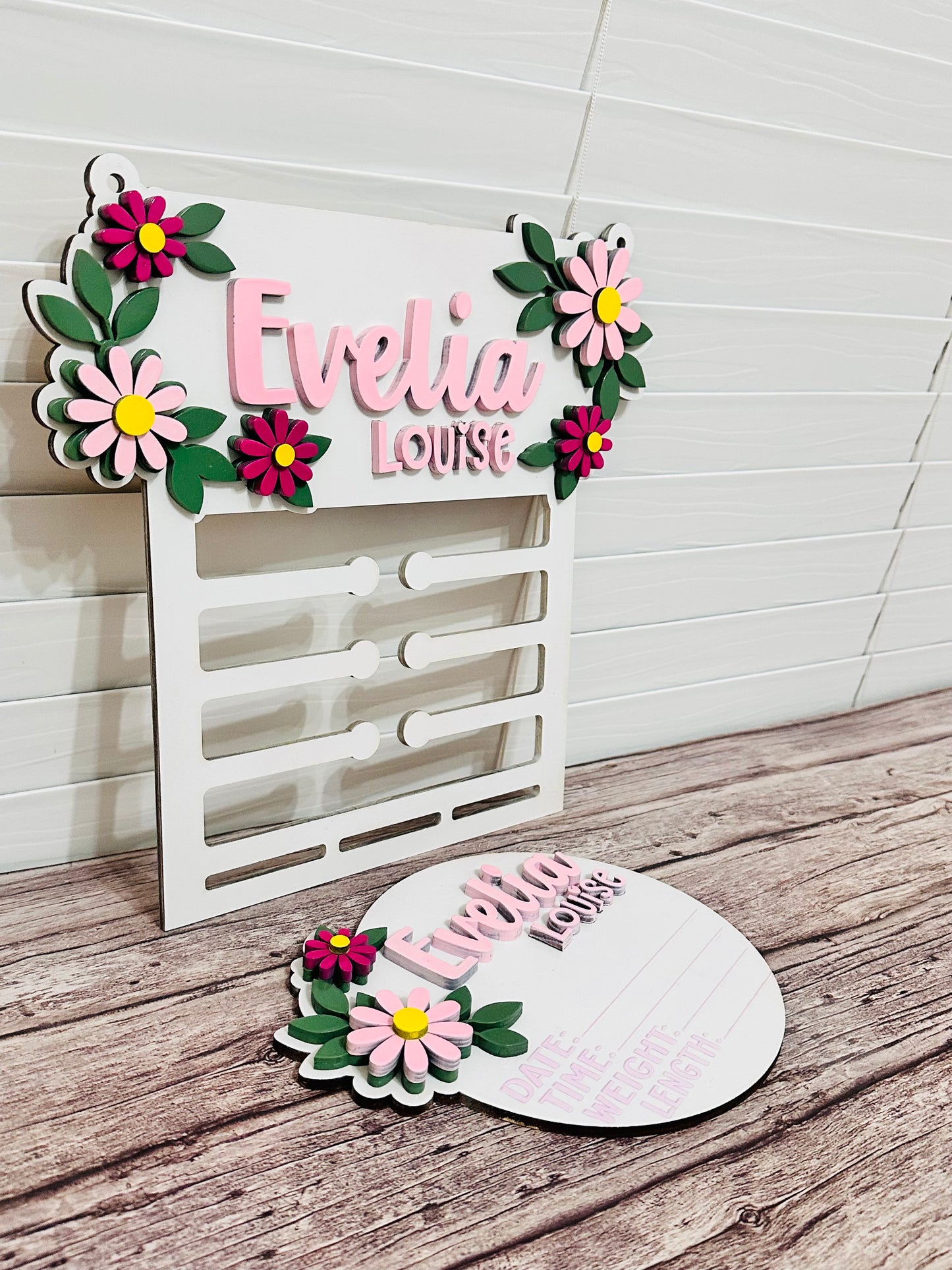 Floral Bow Holder