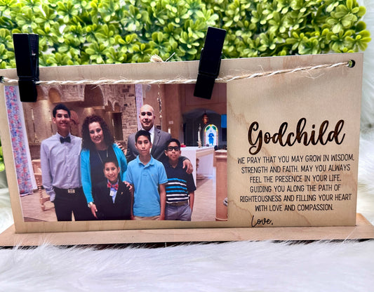 Godchild photo frame