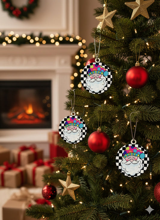 Santa ornament with name