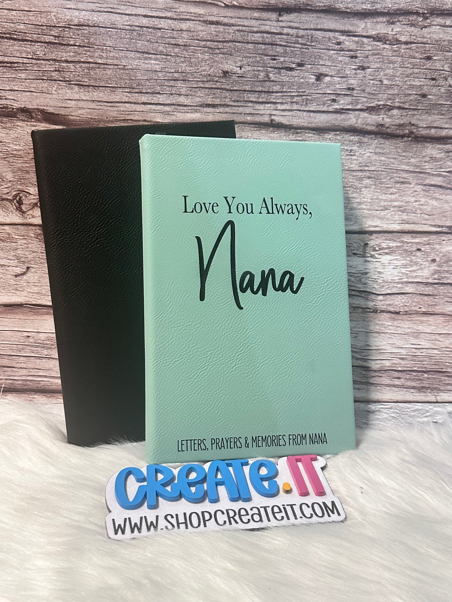 Engraved lined journal